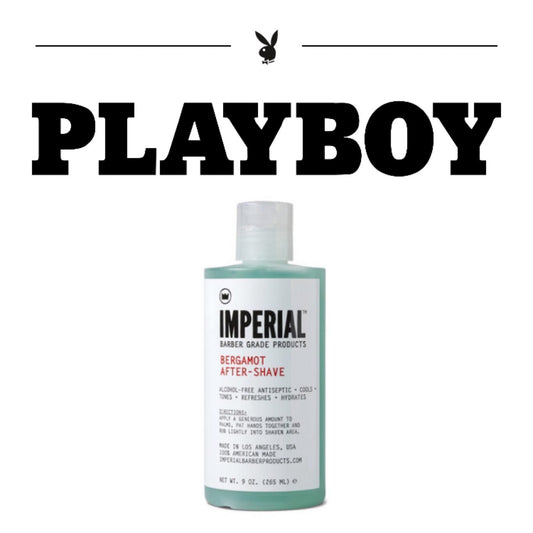 [PLAYBOY] IMPERIAL BARBER PRODUCTS BERGAMOT AFTER-SHAVE