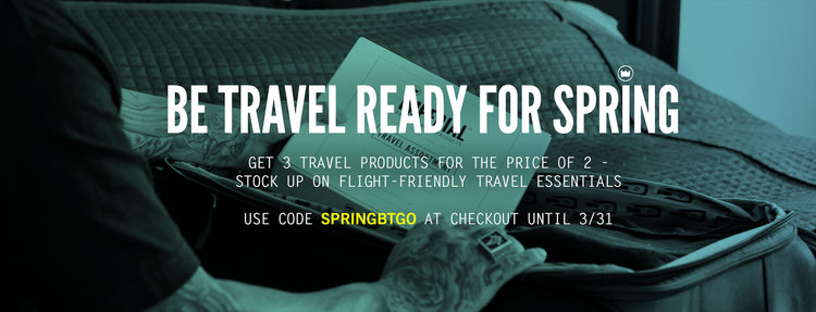 Buy 2 Get 1 Free On Travel Products - Use Code SPRINGBTGO At Checkout Until 3/31
