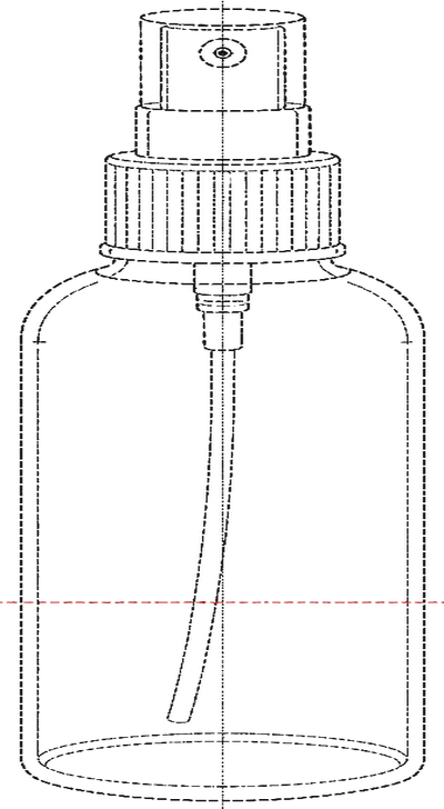 Sea Salt Spray bottle outline