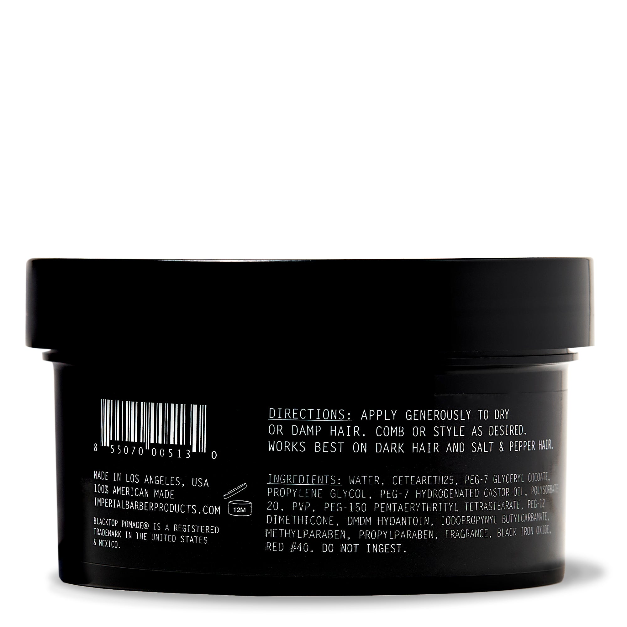 BLACKTOP POMADE (6 OZ) - BACK