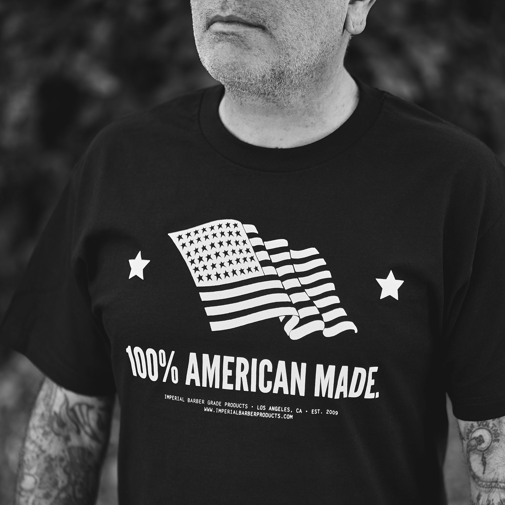 100% AMERICAN MADE T-Shirt – Imperial Barber Grade Products
